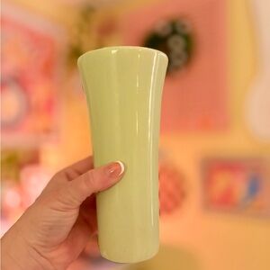 vintage ceramic vase is a soft caladon green FTD vase 💚